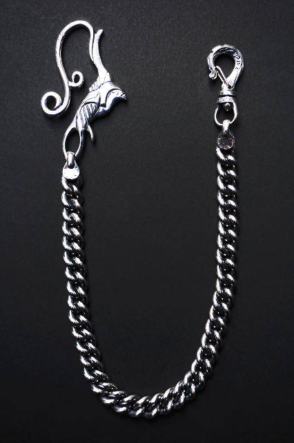 GANGSTERVILLE×galcia WALLET - CHAIN 45cm SWALLOW SILVER