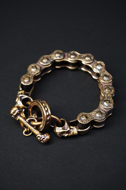 galcia M-BR-MC002B / 約 23 cm MCC-TYPE CARVING BRACELET