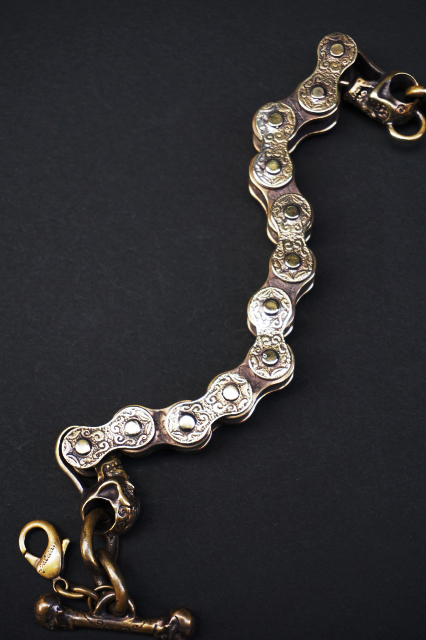 galcia M-BR-MC002B / 約 23 cm MCC-TYPE CARVING BRACELET