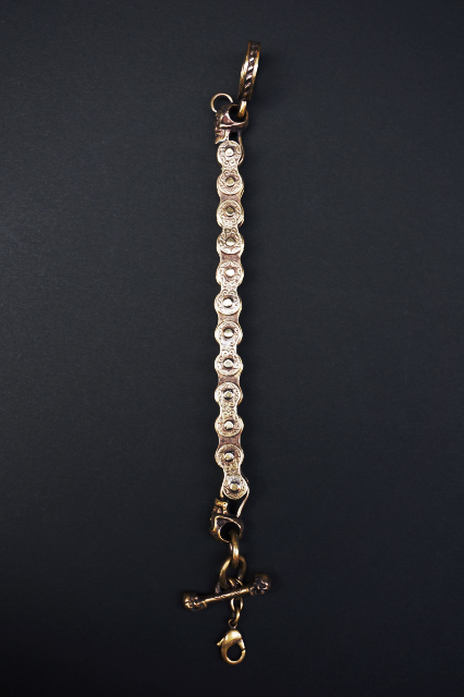 galcia M-BR-MC002B / 約 23 cm MCC-TYPE CARVING BRACELET