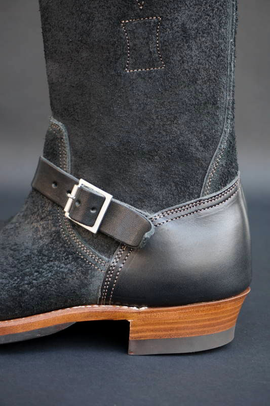 CLINCH Enginner boots Full VG Black & Black Roughout