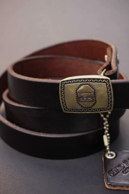 GLAD HAND GH SLIDE LOCK BUCKLE BELT "PLAIN" BLACK B.S.W. market place