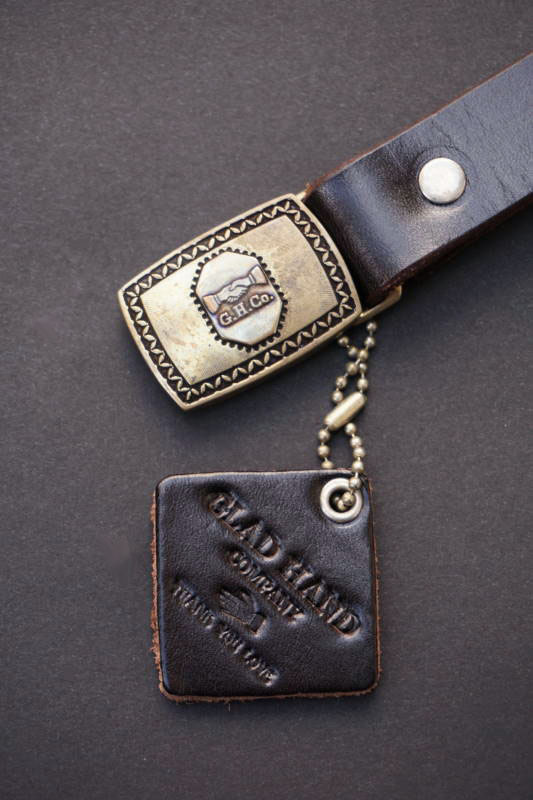 GLAD HAND GH SLIDE LOCK BUCKLE BELT "PLAIN" BLACK B.S.W. market place