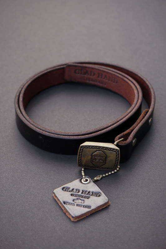 GLAD HAND GH SLIDE LOCK BUCKLE - BELT "PLAIN" BLACK