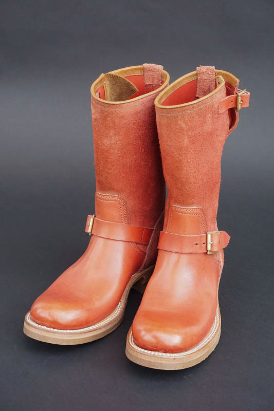 CLINCH Engineer boots Full VG RED-Smooth×Roughout