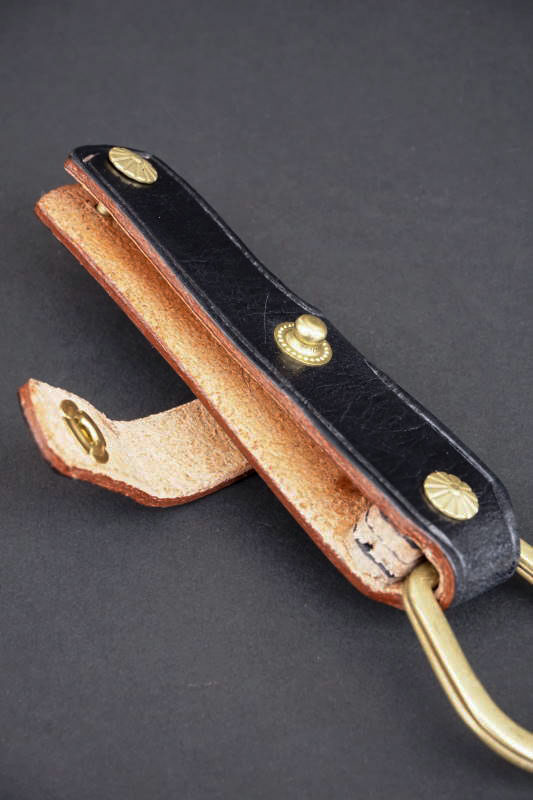 Brass Shoe Co. Key case Latigo Black OD