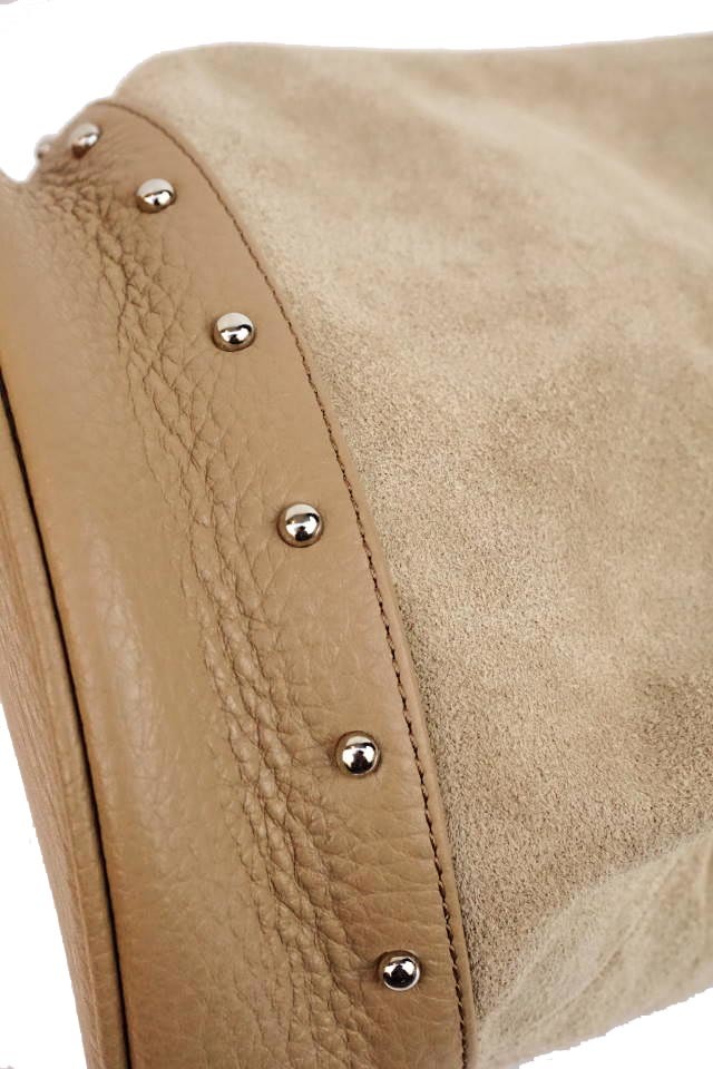 PEANUTS & Co. Daily Bag "STUDS" BEIGE