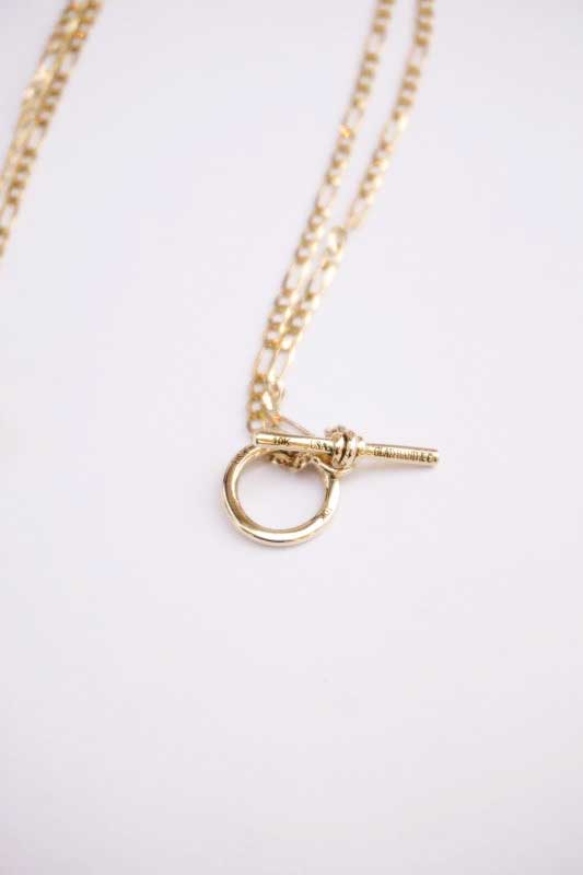 GLAD HAND JEWELRY KEY TOP & CHAIN "K10 GOLD"