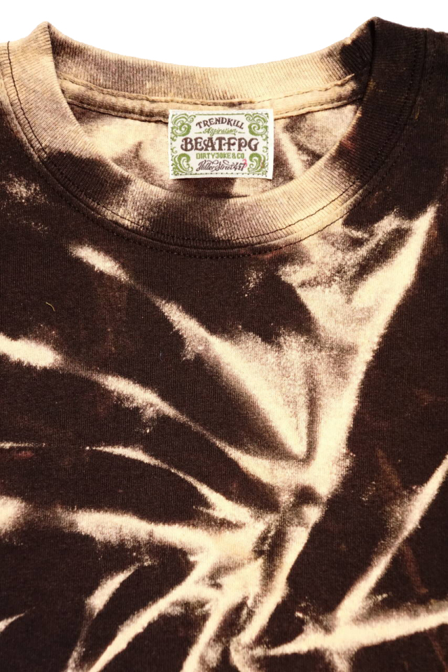 Peanuts & Co. TIE DYE LONG T-SHIRT BROWN