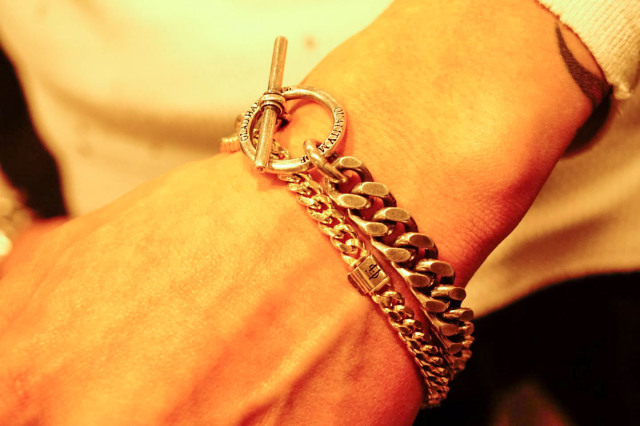 GLAD HAND JEWELRY  CHAIN BRACELET SILVER925 "MADE IN U.S.A."