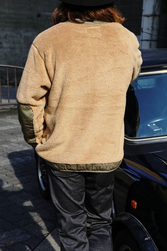 COMFY OUTDOOR GARMENT "PRECOLD FLEECE TEE" BEIGE