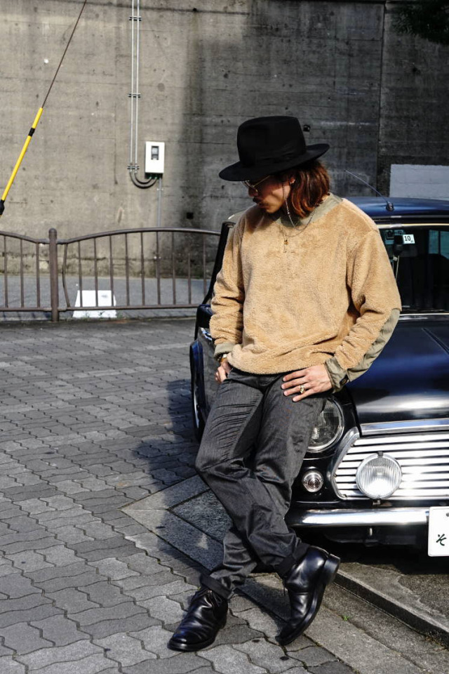 COMFY OUTDOOR GARMENT "PRECOLD FLEECE TEE" BEIGE