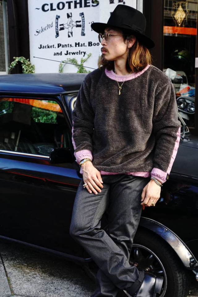 COMFY OUTDOOR GARMENT "PRECOLD FLEECE TEE" GRAY