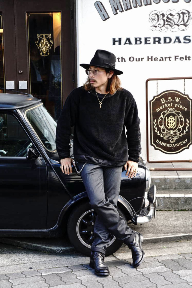 COMFY OUTDOOR GARMENT "PRECOLD FLEECE TEE" BLACK