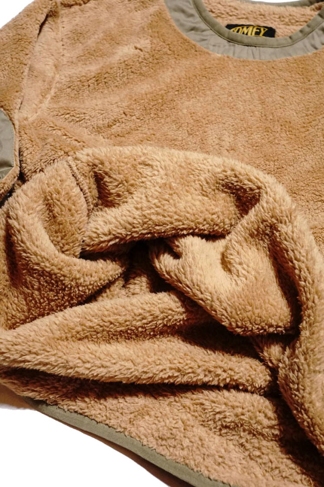 COMFY OUTDOOR GARMENT "PRECOLD FLEECE TEE" BEIGE