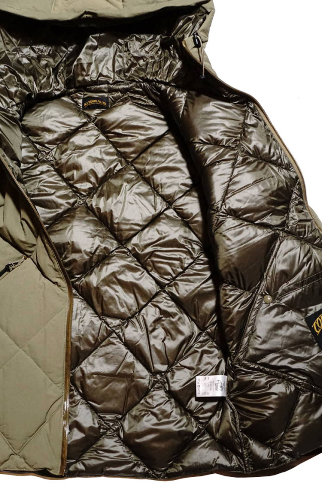 COMFY OUTDOOR GARMENT "CMF DOWN JACKET" KHAKI