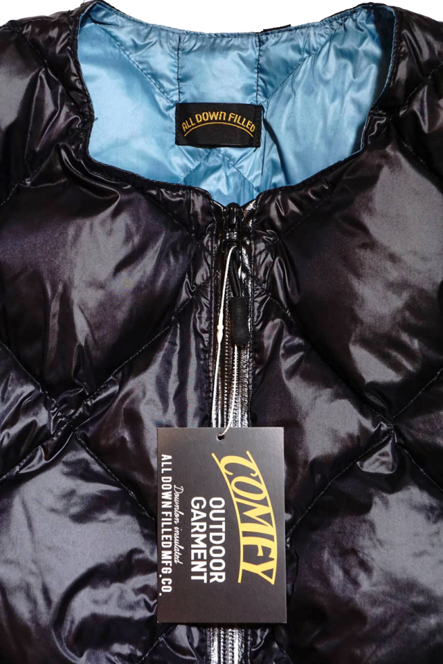 COMFY OUTDOOR GARMENT "CMF INNER DOWN JACKET" BLACK