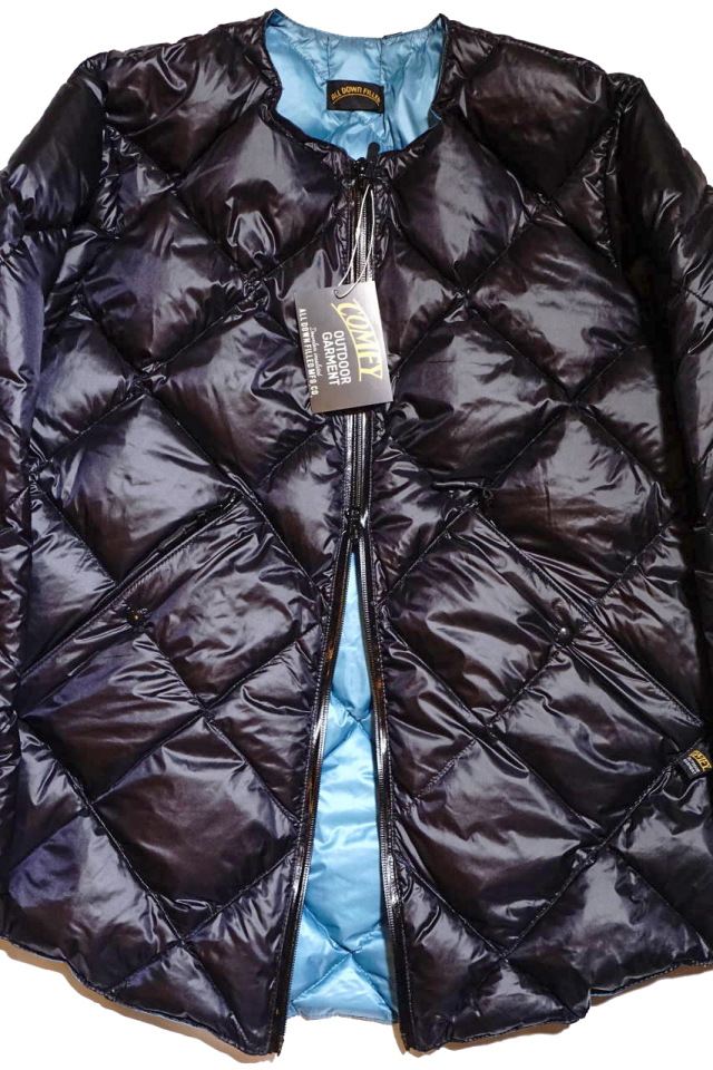 COMFY OUTDOOR GARMENT "CMF INNER DOWN JACKET" BLACK