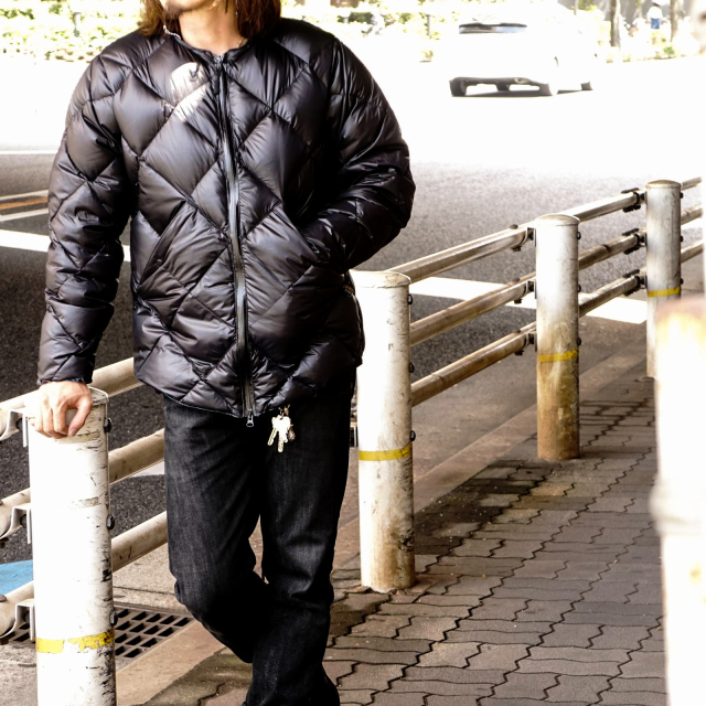 COMFY OUTDOOR GARMENT "CMF INNER DOWN JACKET" BLACK