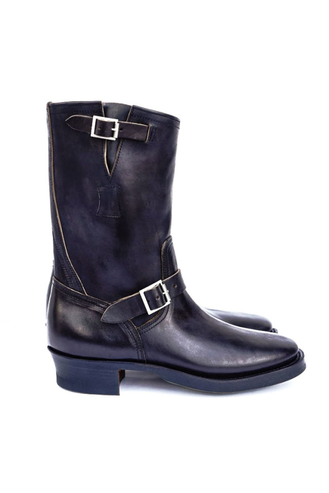 CLINCH Engineer boots Horsebutt overdye BLACK B.S.W. market place