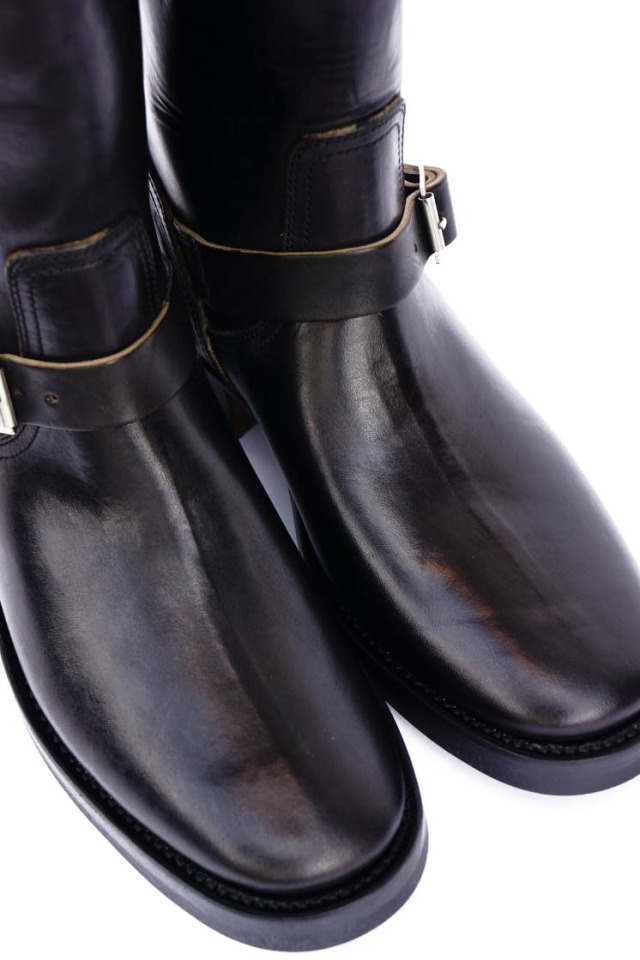 CLINCH Engineer boots Horsebutt overdye BLACK B.S.W. market place