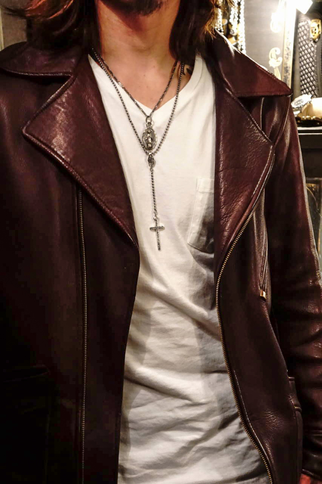 GANGSTERVILLE ×galcia PENDANT - ROSARY "ALL SILVER925"