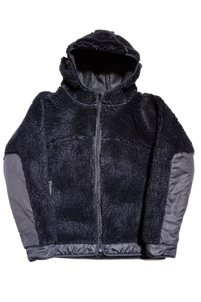COMFY OUTDOOR GARMENT "RABBIT HOODIE" BLACK/BLACK