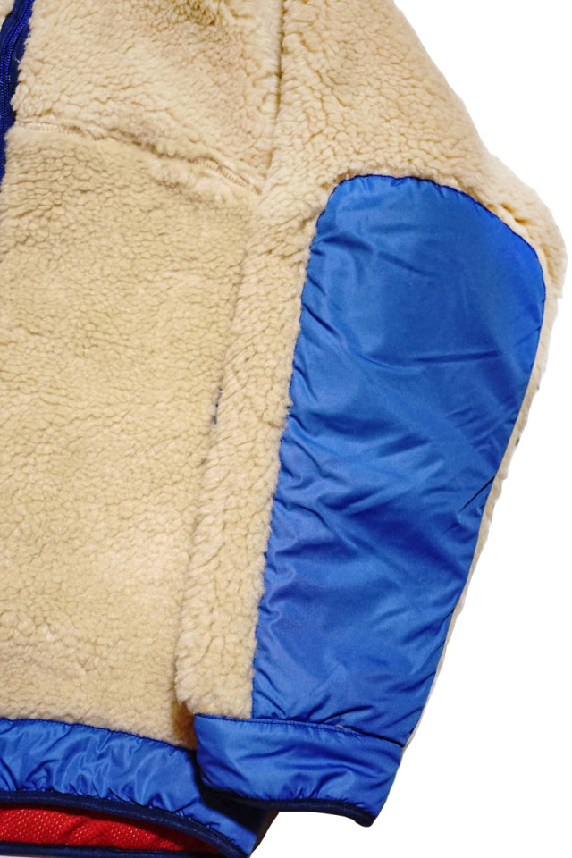 COMFY OUTDOOR GARMENT "RABBIT HOODIE" BEIGE/R.BLUE