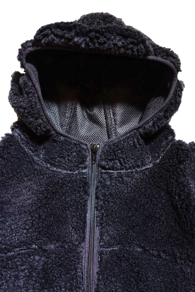 COMFY OUTDOOR GARMENT "RABBIT HOODIE" BLACK/BLACK