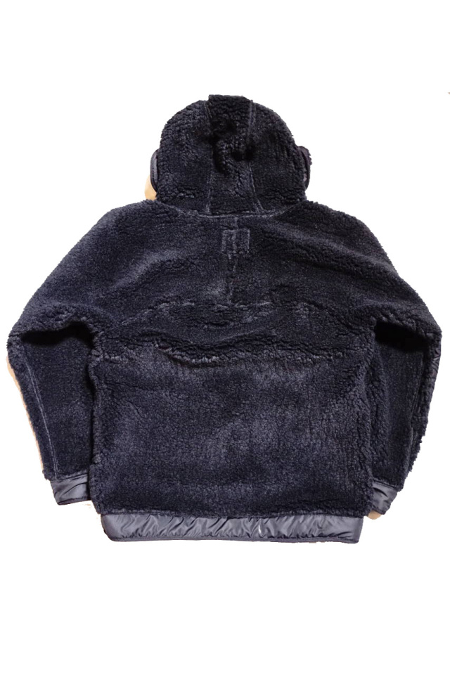COMFY OUTDOOR GARMENT "RABBIT HOODIE" BLACK/BLACK