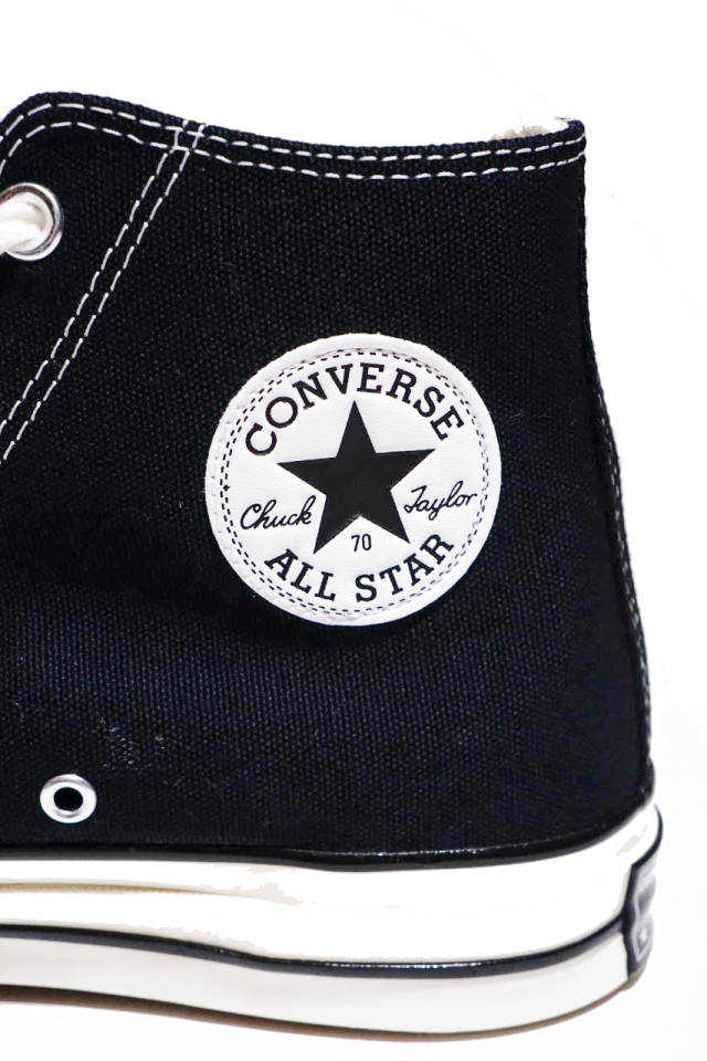 "CONVERSE CT70"'Chuck Taylor 70 HI [BLACK/BLACK/EGRET]
