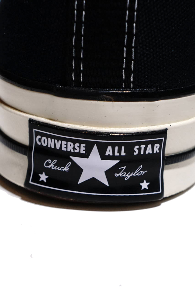 "CONVERSE CT70"'Chuck Taylor 70 HI [BLACK/BLACK/EGRET]