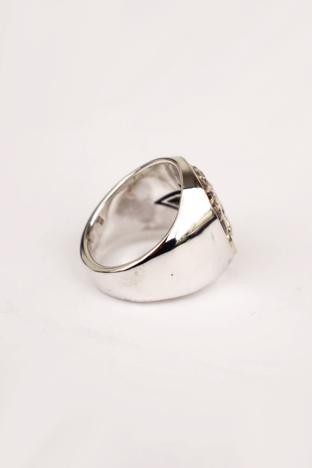 PEANUTS & Co. PHARAOHS HORSES RING oval L Silver×K10 Gold
