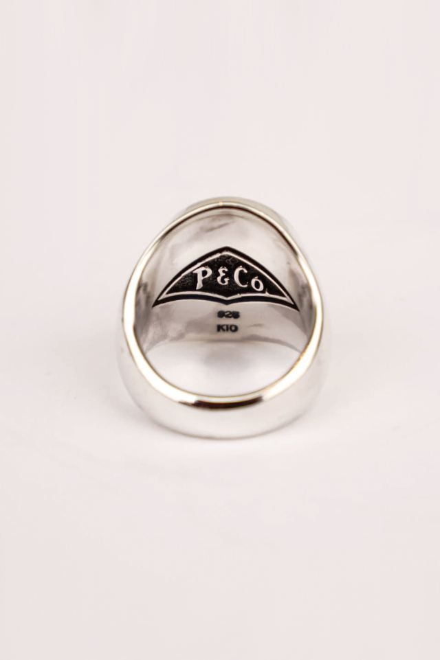 PEANUTS & Co. PHARAOHS HORSES RING oval L Silver×K10 Gold