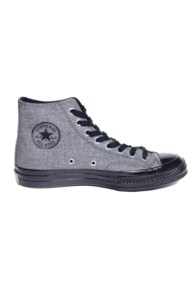"CONVERSE CT70"Renew Cotton 'Chuck Taylor 70 HI [BLACK/BLACK/BLACK/BLACK]
