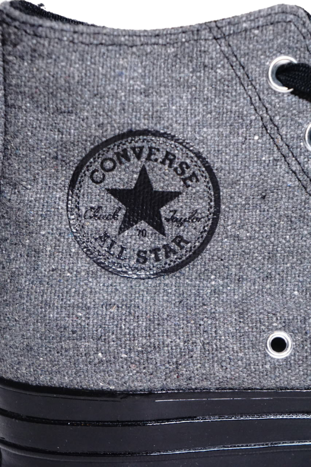 "CONVERSE CT70"Renew Cotton 'Chuck Taylor 70 HI [BLACK/BLACK/BLACK/BLACK]