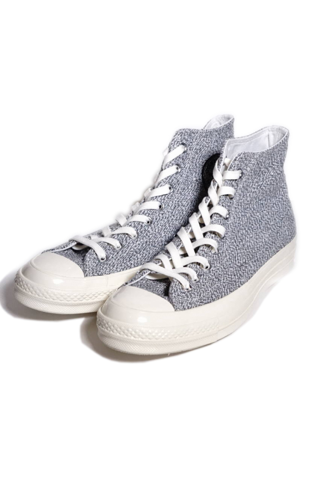"CONVERSE CT70"Renew Cotton 'Chuck Taylor 70 HI [BLACK/BLACK/WHITE/EGRET]