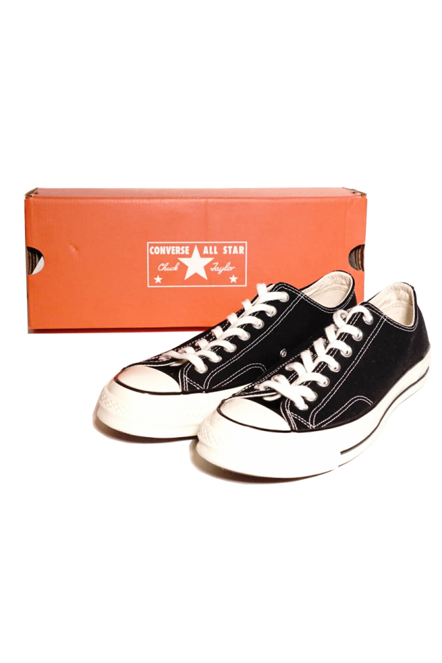 "CONVERSE CT70"'Chuck Taylor 70 OX [BLACK/BLACK/EGRET]