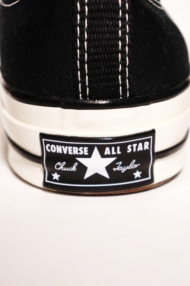 "CONVERSE CT70"'Chuck Taylor 70 OX [BLACK/BLACK/EGRET]