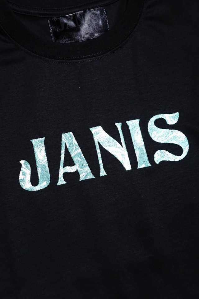 JANIS & Co. #FLUID LOGO TEE P / GREEN