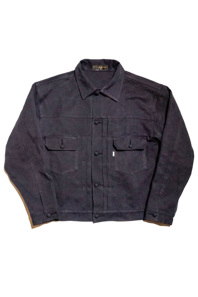 BAA COSTUME MFG. "BAA SUPERIOR FRONT PLEATS SHIRT" BLACK DYE