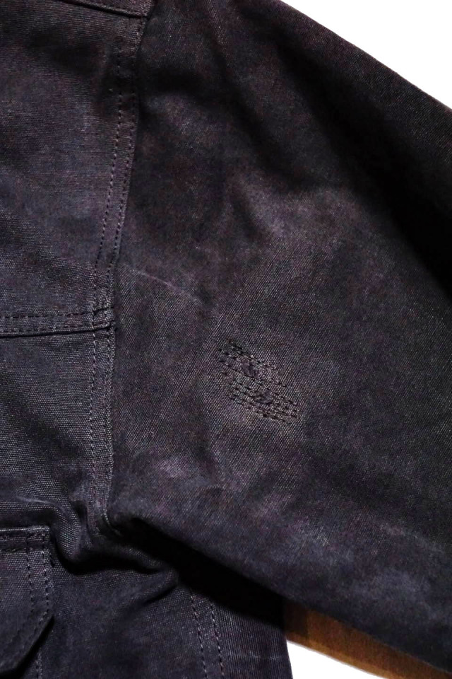 BAA COSTUME MFG. "BAA SUPERIOR FRONT PLEATS SHIRT" BLACK DYE