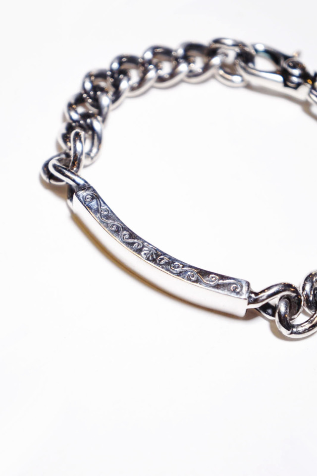 galcia 20C-BR-P001SS : BRACELET/ PLATE