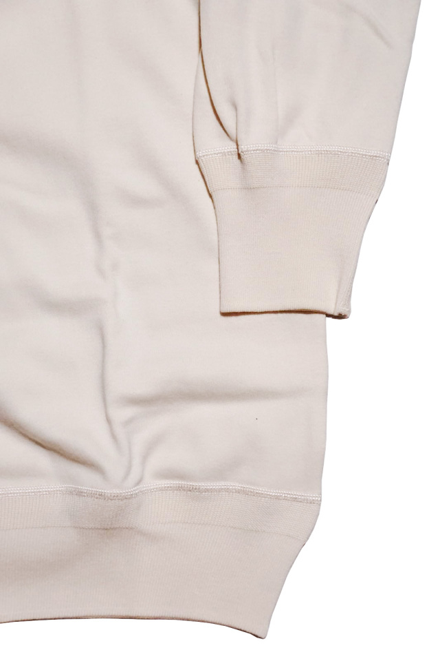 Olde Homesteader "Henley Neck Longsleeve" – Interlock – Ivory