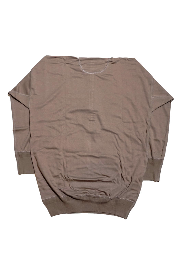 Olde Homesteader "Henley Neck Longsleeve" – Interlock – Rustic Grey