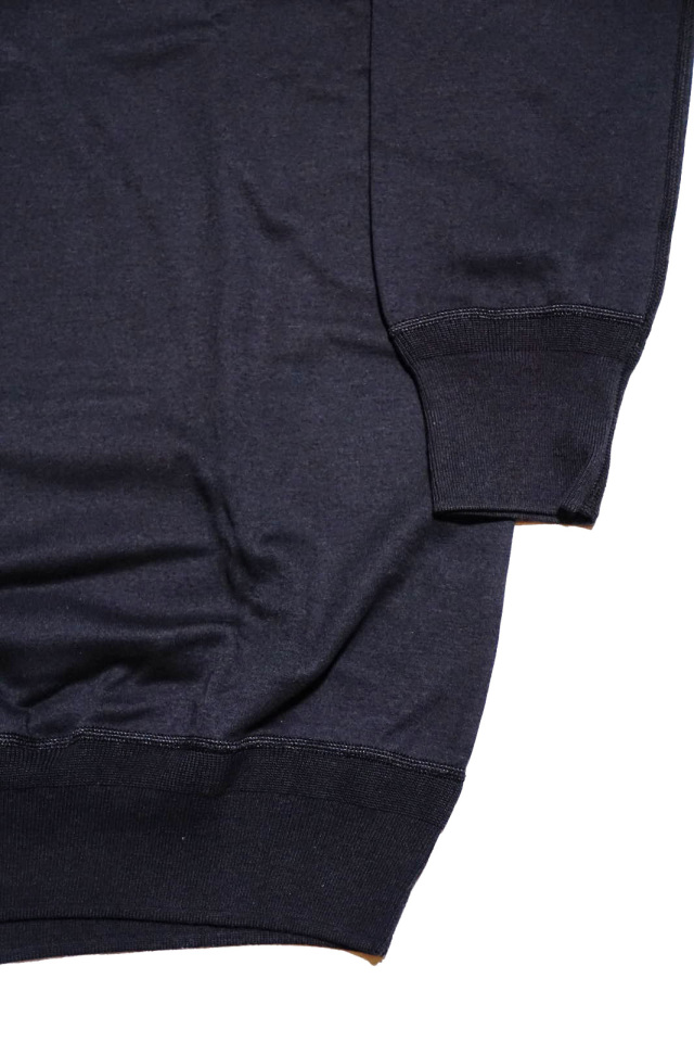 Olde Homesteader "Henley Neck Longsleeve" – Interlock – Worker's Black
