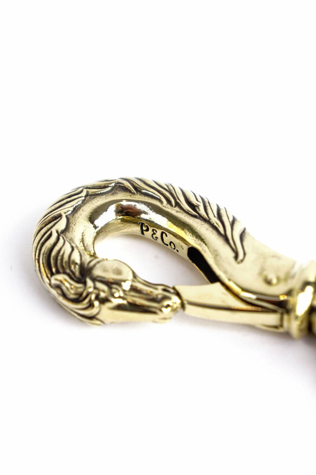 PEANUTS & Co. horse key hook "L" brass