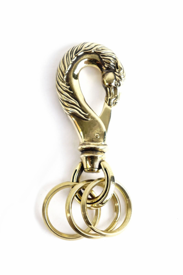 PEANUTS & Co. horse key hook "L" brass