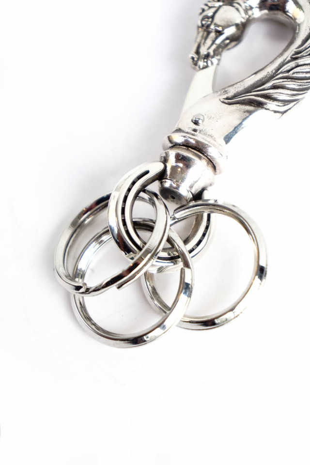 PEANUTS & Co. horse key hook "L" silver