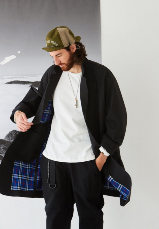 COMFY OUTDOOR GARMENT "GUM FIELD COAT" BLACK